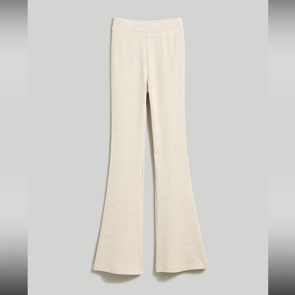 Madewell Ribbed Pull-On Flare Pants